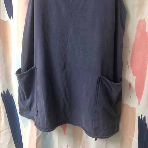 NWOT Free People Movement Blue Indigo Hot Shot Mini Dress Romper Size Small - Picture 7 of 15